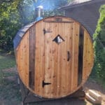 Portable luxury wellness setup ready for rental or private retreat experiences