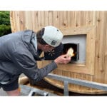 8 Person Barrel Sauna with Front Porch | Outdoor Sauna | 7' x 10' | Cedar Sense - Image 18