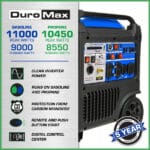Sauna Electric Heater Generator | 11,000 Watt Portable | Dual Fuel Inverter w/ CO Alert - Image 2