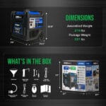Sauna Electric Heater Generator | 11,000 Watt Portable | Dual Fuel Inverter w/ CO Alert - Image 7