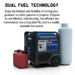 Sauna Electric Heater Generator | 11,000 Watt Portable | Dual Fuel Inverter w/ CO Alert - Image 10