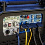 DuroMax generator being used at wellness rental property