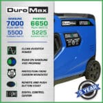 Cold Plunge Generator | 7,000 Watt Portable | Dual Fuel Inverter w/ CO Alert - Image 2