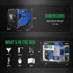 Cold Plunge Generator | 7,000 Watt Portable | Dual Fuel Inverter w/ CO Alert - Image 8