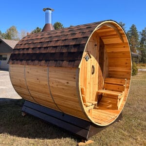barrel sauna _ exterior _ 12