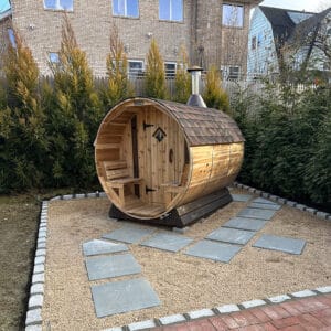 barrel sauna _ exterior _ 4