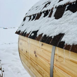 barrel sauna _ exterior _ 8