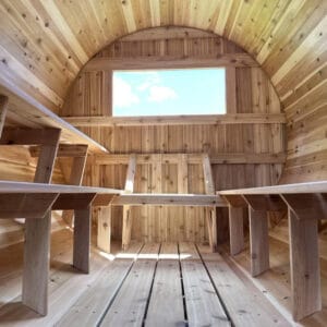 barrel sauna _ inteerior _ 1