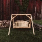 5-foot cedar wood yard swing