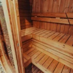fully assembled cube sauna delivered on site