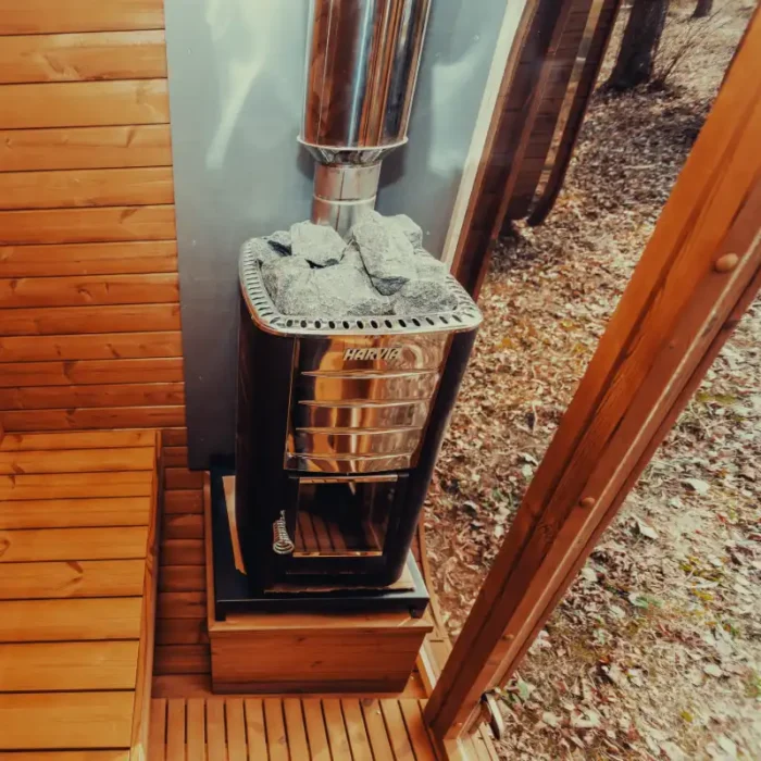 Luxury backyard sauna experience with MandeSpa