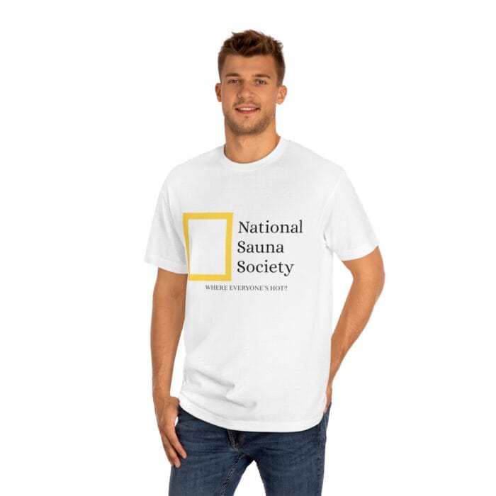 "National Sauna Society" | American Apparel Sauna Shirt | Unisex Classic Tee - Image 6