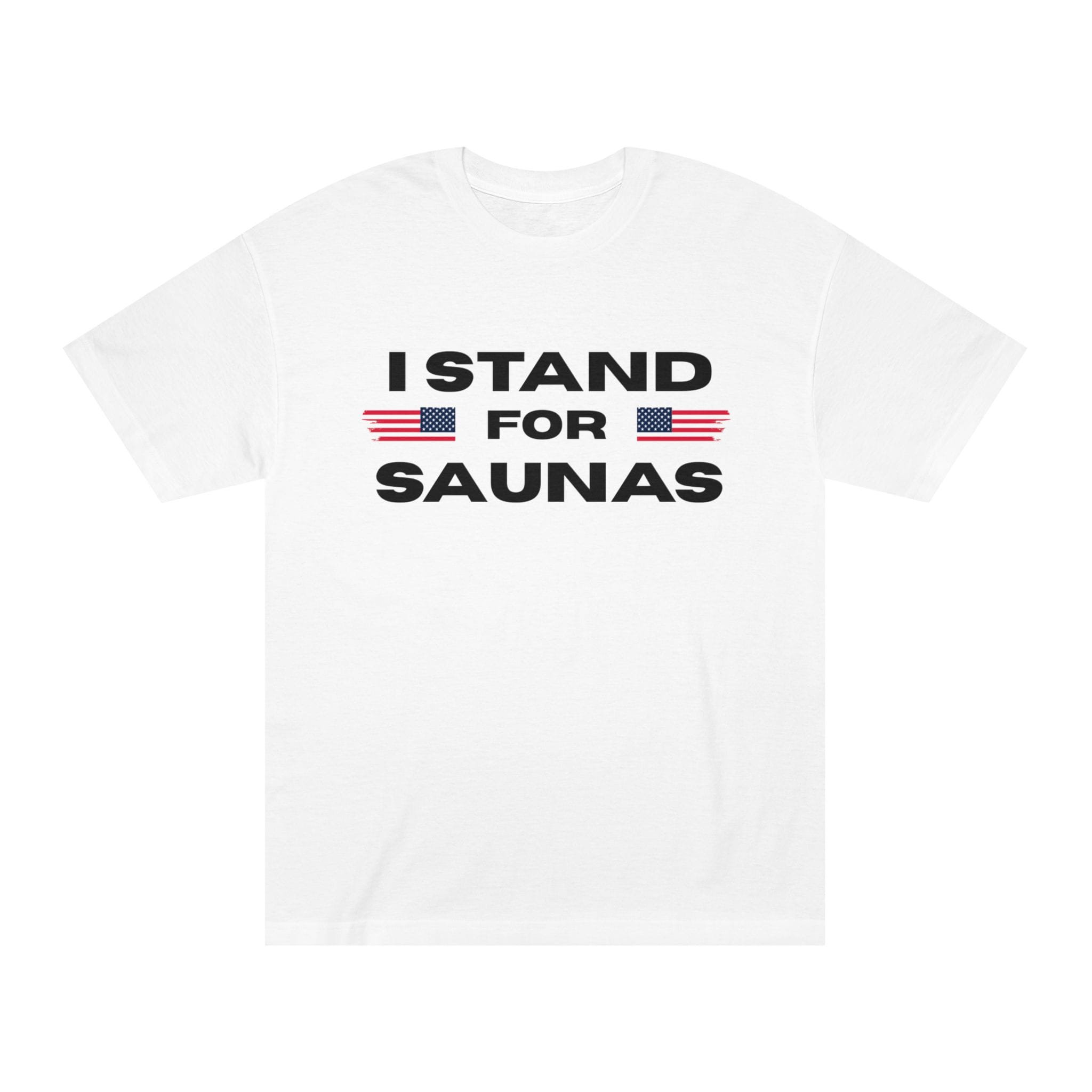 10833400546874664484_2048.jpeg "I Stand For Saunas" | American Apparel Sauna Shirt | Unisex Classic Tee - Image 1