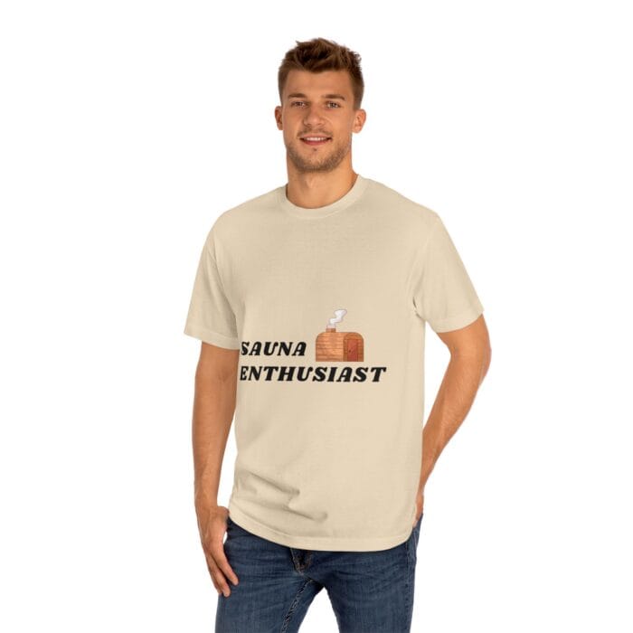"Sauna Enthusiast" | American Apparel Sauna Shirt | Unisex Classic Tee - Image 8