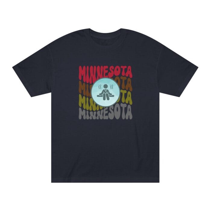 "Minnesota" | American Apparel Sauna Shirt | Unisex Classic Tee - Image 10