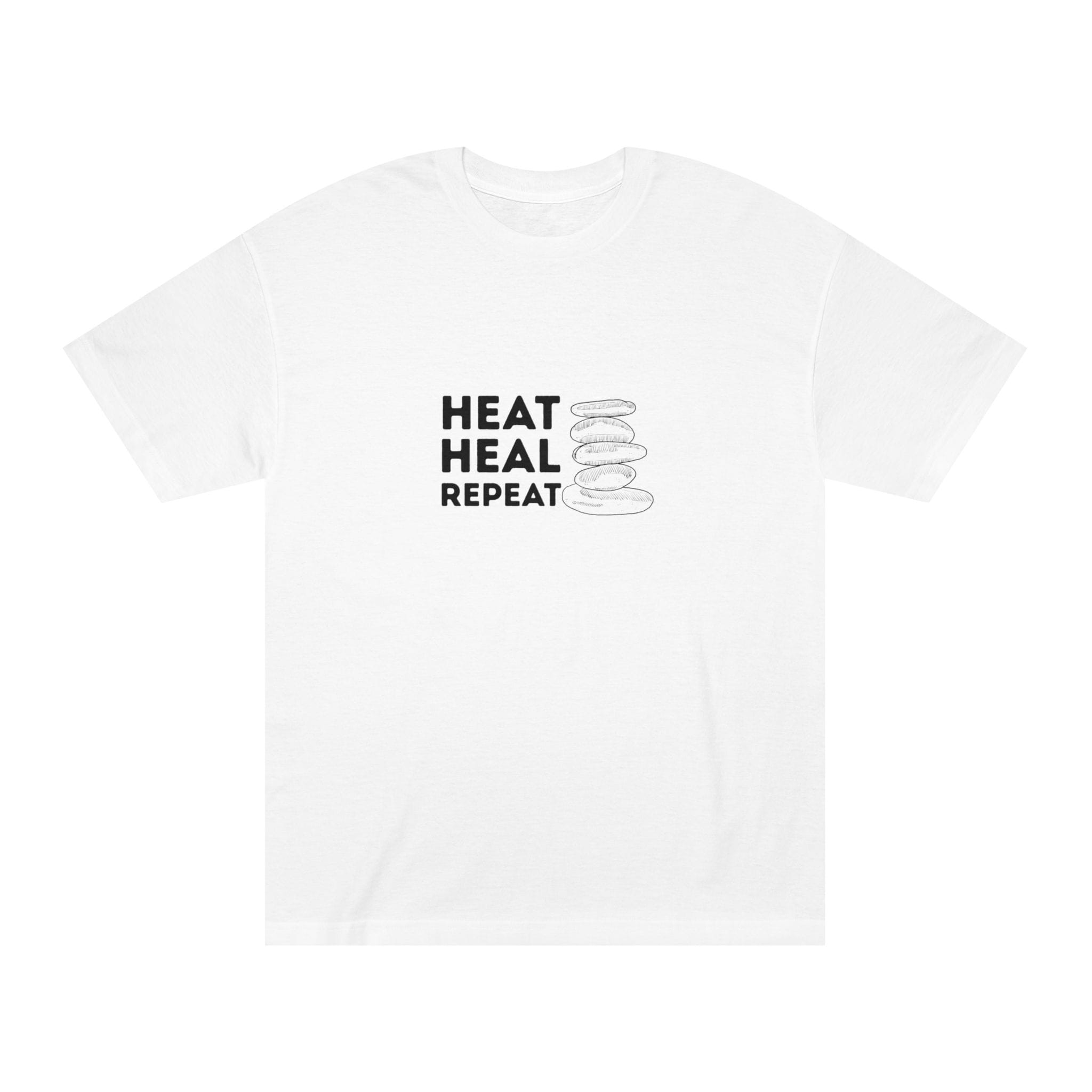 12578162550046705787_2048.jpeg "Heat Heal Repeat" | American Apparel Sauna Shirt | Unisex Classic Tee - Image 1