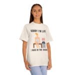 "Sorry I'm Late I Was In The Sauna" | American Apparel Sauna Shirt | Unisex Classic Tee - Image 9