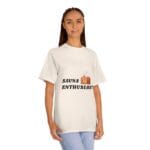 "Sauna Enthusiast" | American Apparel Sauna Shirt | Unisex Classic Tee - Image 9
