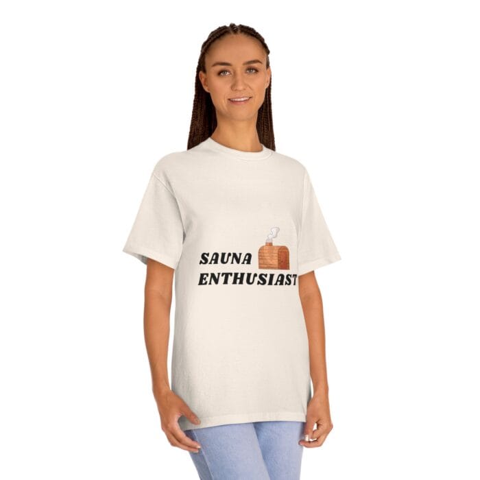 "Sauna Enthusiast" | American Apparel Sauna Shirt | Unisex Classic Tee - Image 9