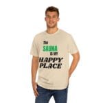 "The Sauna Is My Happy Place" | American Apparel Sauna Shirt | Unisex Classic Tee - Image 8