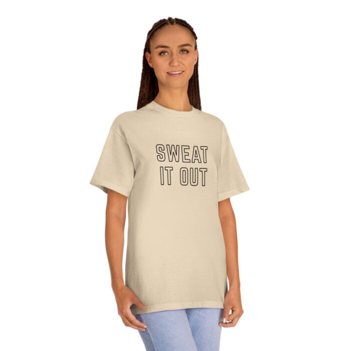"Sweat It Out" | American Apparel Sauna Shirt | Unisex Classic Tee - Image 7