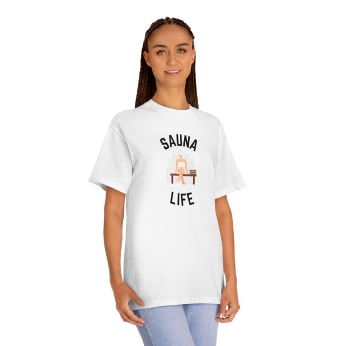 "Sauna Life" | American Apparel Sauna Shirt | Unisex Classic Tee - Image 5