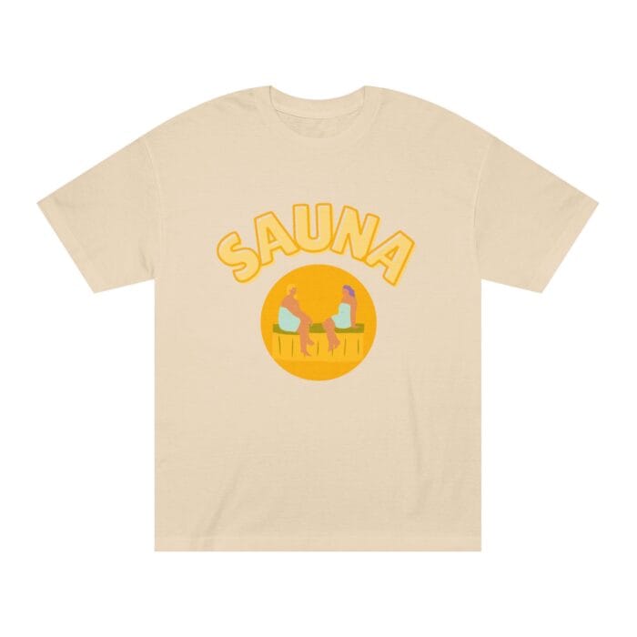 "Sauna Sun" | American Apparel Sauna Shirt | Unisex Classic Tee - Image 2