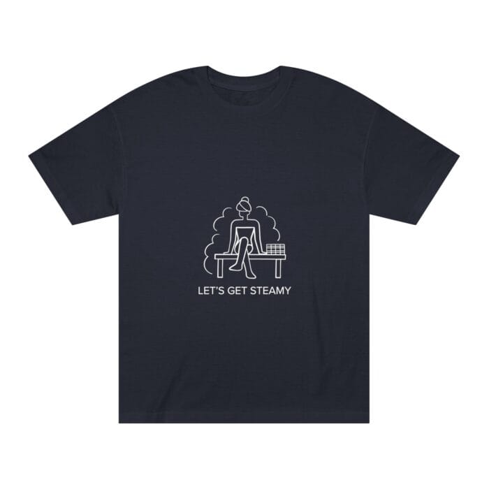 "Let's Get Steamy" | American Apparel Sauna Shirt | Unisex Classic Tee - Image 10