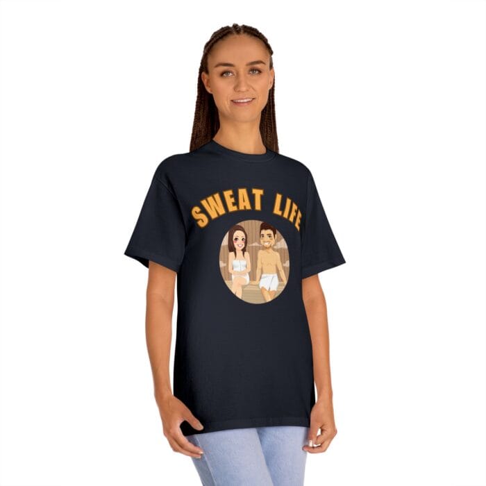 "Sweat Life" | American Apparel Sauna Shirt | Unisex Classic Tee - Image 11