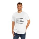 "Sweat The Stress Away" | American Apparel Sauna Shirt | Unisex Classic Tee - Image 3