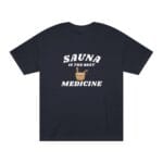 "Sauna Is The Best Medicine" | American Apparel Sauna Shirt | Unisex Classic Tee - Image 10