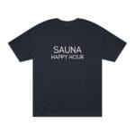 "Sauna Happy Hour" | American Apparel Sauna Shirt | Unisex Classic Tee - Image 4