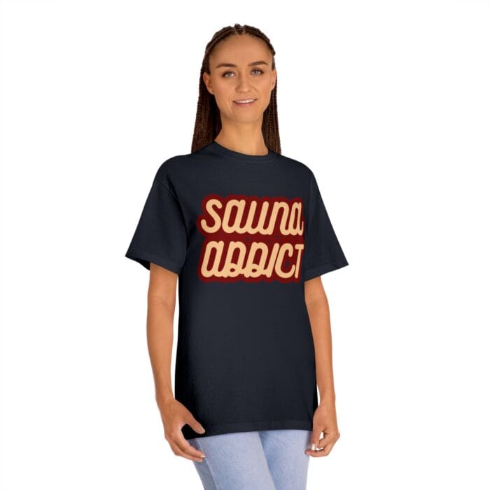 "Sauna Addict" | American Apparel Sauna Shirt | Unisex Classic Tee - Image 11