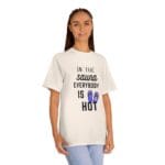 "In The Sauna Everybody Is Hot" | American Apparel Sauna Shirt | Unisex Classic Tee - Image 9