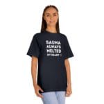 "Sauna Always Melted My Heart" | American Apparel Sauna Shirt | Unisex Classic Tee - Image 11