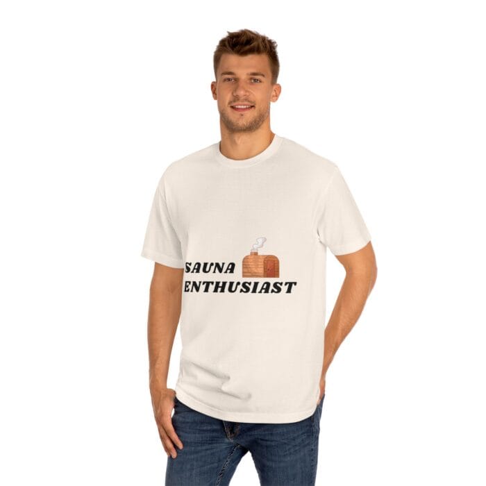 "Sauna Enthusiast" | American Apparel Sauna Shirt | Unisex Classic Tee - Image 10