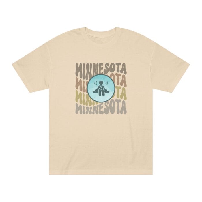 "Minnesota" | American Apparel Sauna Shirt | Unisex Classic Tee - Image 4