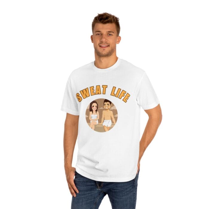 "Sweat Life" | American Apparel Sauna Shirt | Unisex Classic Tee - Image 6