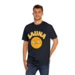 "Sauna Sun" | American Apparel Sauna Shirt | Unisex Classic Tee - Image 12