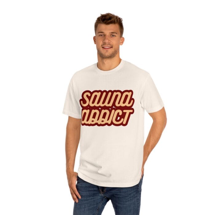 "Sauna Addict" | American Apparel Sauna Shirt | Unisex Classic Tee - Image 10