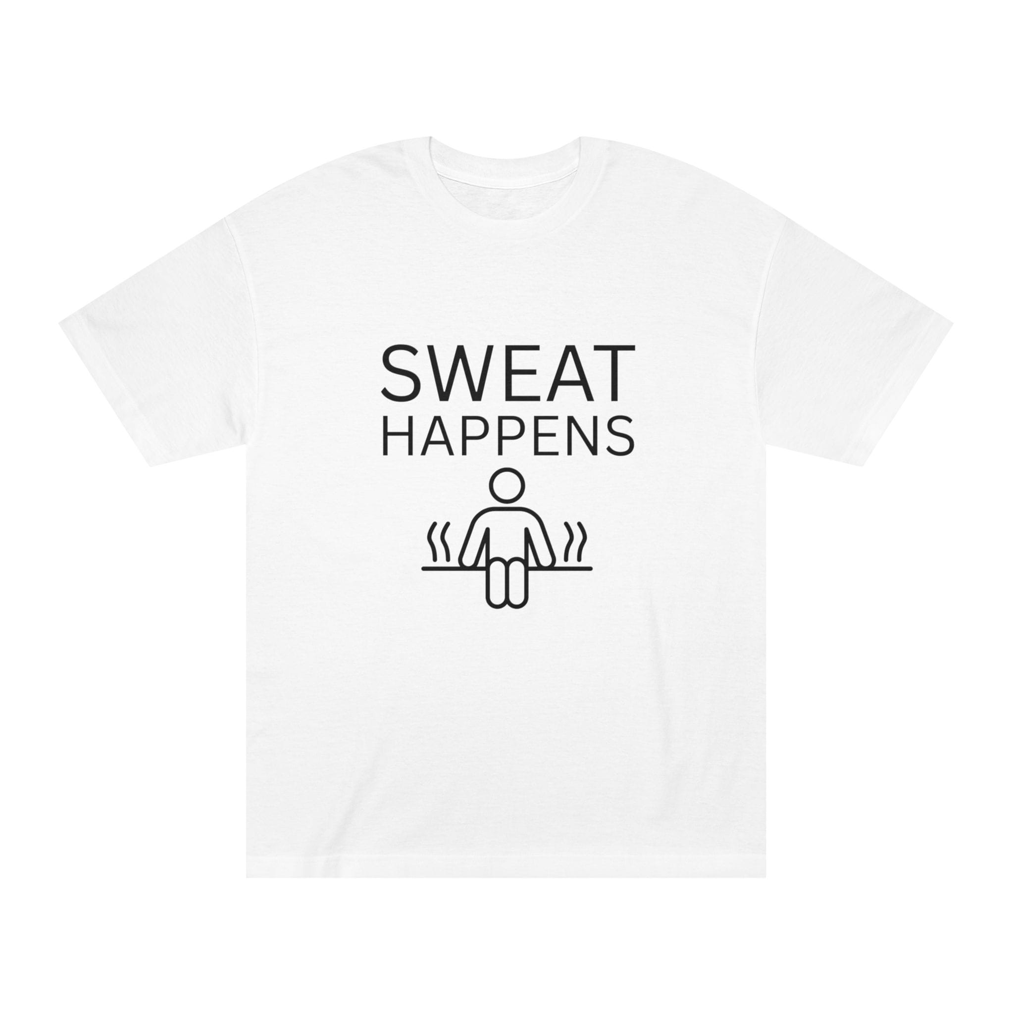 7404359094309237284_2048.jpeg "Sweat Happens" | American Apparel Sauna Shirt | Unisex Classic Tee - Image 1