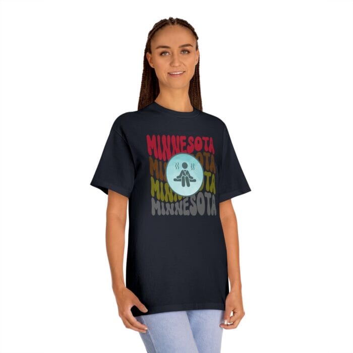 "Minnesota" | American Apparel Sauna Shirt | Unisex Classic Tee - Image 11