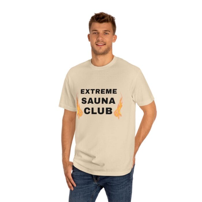 "Extreme Sauna Club" | American Apparel Sauna Shirt | Unisex Classic Tee - Image 8