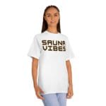 "Sauna Vibes" | American Apparel Sauna Shirt | Unisex Classic Tee - Image 5