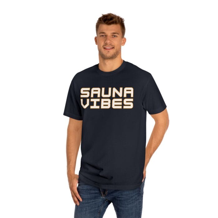 "Sauna Vibes" | American Apparel Sauna Shirt | Unisex Classic Tee - Image 12