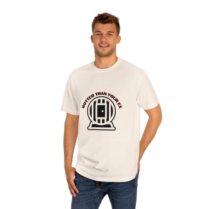 "Hotter Than Your Ex" | American Apparel Sauna Shirt | Unisex Classic Tee - Image 10