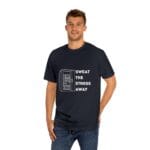 "Sweat The Stress Away" | American Apparel Sauna Shirt | Unisex Classic Tee - Image 12