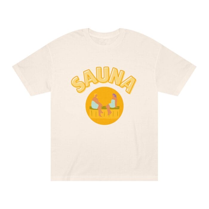 "Sauna Sun" | American Apparel Sauna Shirt | Unisex Classic Tee - Image 3