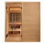 6 Person Indoor Hybrid Sauna | Infrared Steam Combo | Golden Designs Toledo Series - Image 5