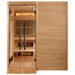 6 Person Indoor Hybrid Sauna | Infrared Steam Combo | Golden Designs Toledo Series - Image 4